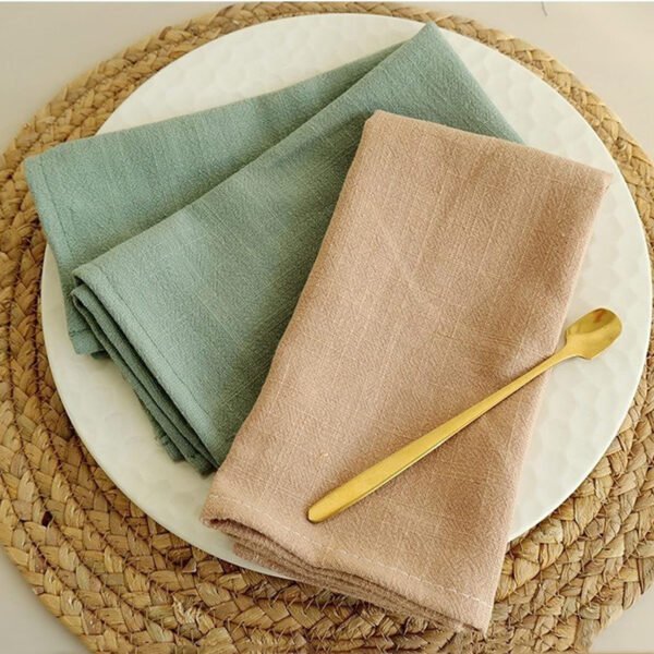 Solid Color Cotton-Linen Napkin | GeoWeave