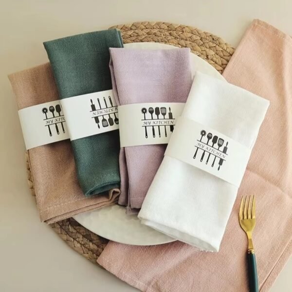 Solid Color Cotton-Linen Napkin | GeoWeave