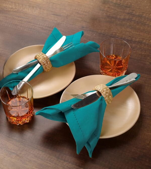 Cotton Hollow Lace Napkin | GeoWeave