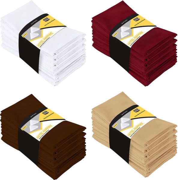 Pure Cotton Solid Color Napkin | GeoWeave