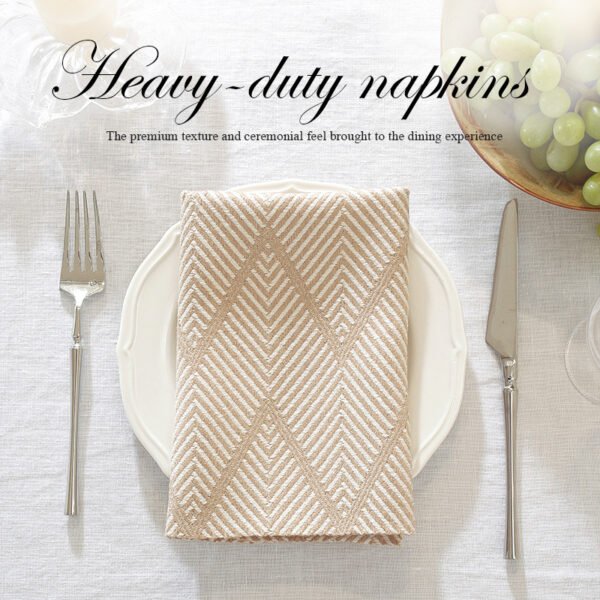 napkin (2) Linen Polyester Napkin | GeoWeave