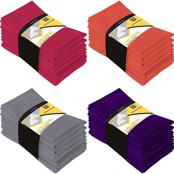 Pure Cotton Solid Color Napkin | GeoWeave