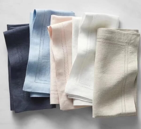 Cotton Hollow Lace Napkin | GeoWeave