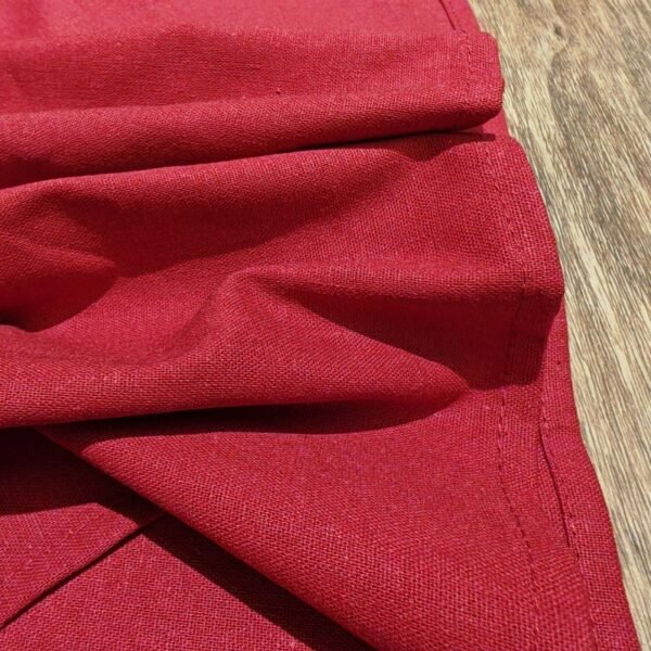 napkin (4) Solid Cotton-Linen Blend Napkin | GeoWeave