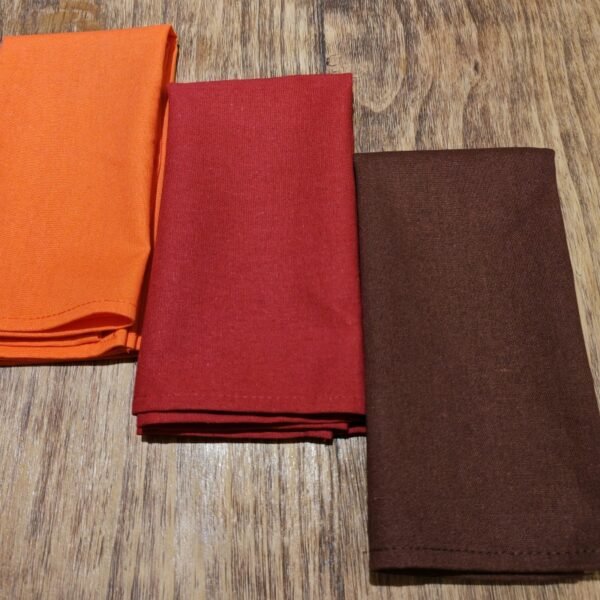 napkin (6) Solid Cotton-Linen Blend Napkin | GeoWeave
