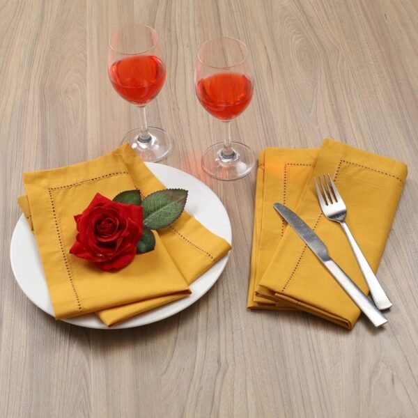 Cotton Hollow Lace Napkin | GeoWeave