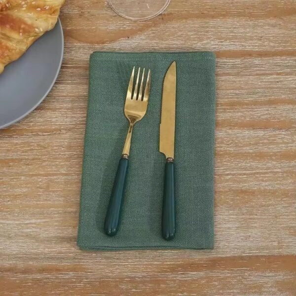 Solid Color Cotton-Linen Napkin | GeoWeave