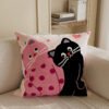 pink leopard cushion