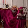 Rectangular Velvet “Ice Flower” Tablecloth | GeoWeave
