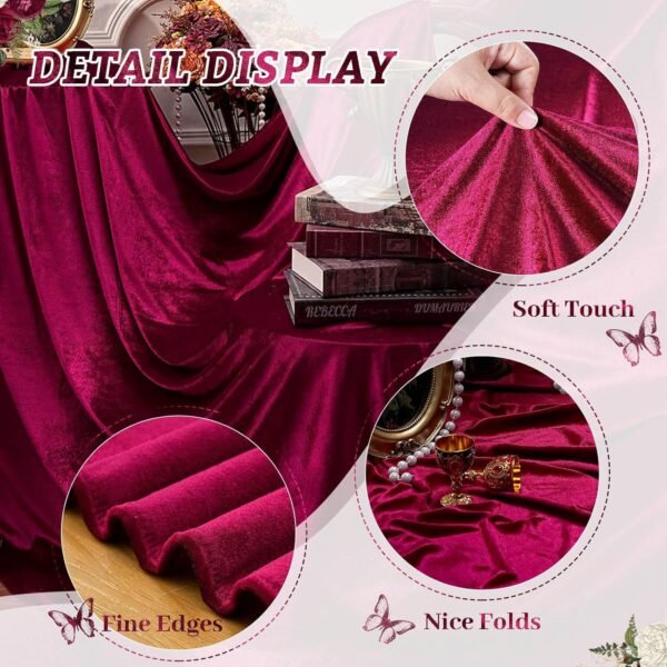 Rectangular Velvet “Ice Flower” Tablecloth | GeoWeave