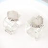 Resin Napkin Ring White Crystals