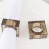 Smoke Gray Resin Napkin Ring