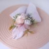 Rose Bow Silk Ribbon Napkin Ring