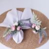 Rose Bow Silk Ribbon Napkin Ring