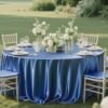 satin round tablecloth