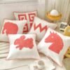 scalloped cushion cover