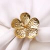 Silver Floral Napkin Ring