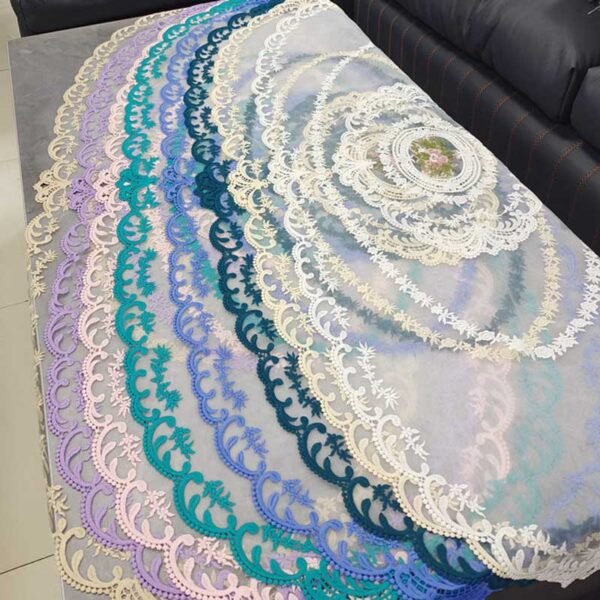 square embroidered doily floral lace 30cm 39cm (1) european embroidered lace table runner floral oval rectangle