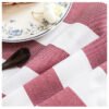 striped cotton linen tablecloth