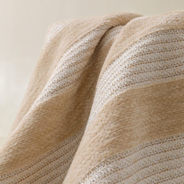 Striped retro cotton linen cushion cover 45x45cm