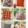 striped velvet cushion (13) striped velvet cushion