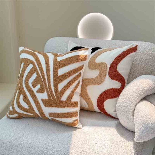 striped velvet cushion (2) striped velvet cushion