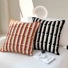 striped velvet cushion (3) striped velvet cushion