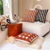 striped velvet cushion (7) striped velvet cushion