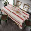 cotton linen rectangle tablecloth