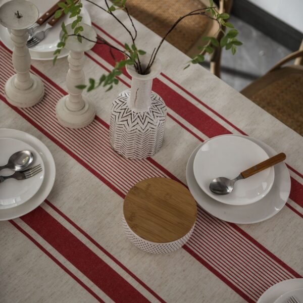 cotton linen rectangle tablecloth