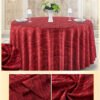 tablecloth (1) Dual-Tone High Precision Jacquard Round Tablecloth | GeoWeave