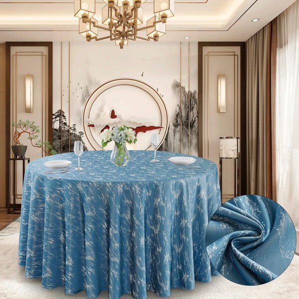 High Precision Jacquard Polyester Tablecloth W2 | GeoWeave