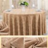 tablecloth (1) Round Jacquard Polyester Tablecloth W4 | GeoWeave