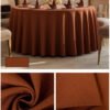 tablecloth (2) Double-Layer Thick Cotton-Linen Round Tablecloth | GeoWeave