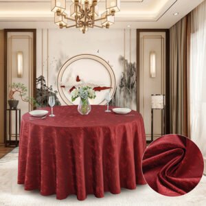 High Precision Jacquard Polyester Tablecloth W2 | GeoWeave