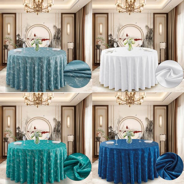 High Precision Jacquard Polyester Tablecloth W2 | GeoWeave