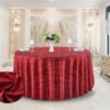 tablecloth (5) Dual-Tone High Precision Jacquard Round Tablecloth | GeoWeave