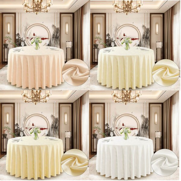 High Precision Jacquard Polyester Tablecloth W2 | GeoWeave