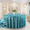tablecloth (6) Dual-Tone High Precision Jacquard Round Tablecloth | GeoWeave