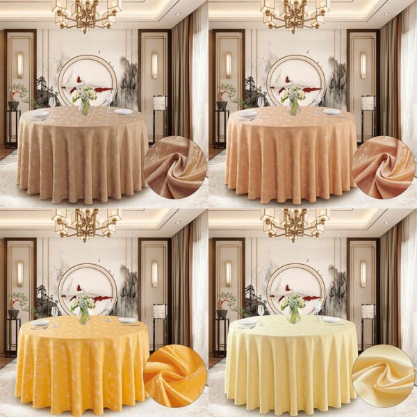 High Precision Jacquard Polyester Tablecloth W2 | GeoWeave