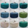 Thick Velvet Round Tablecloth | GeoWeave
