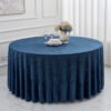 Thick Velvet Round Tablecloth | GeoWeave