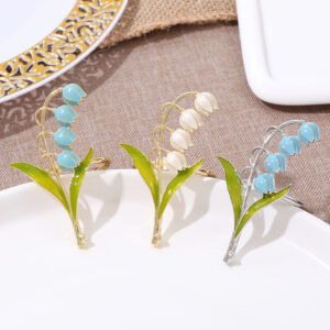Vintage Lily of the Valley Napkin Ring