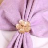 Silver Floral Napkin Ring
