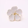 White Flower Napkin Ring Zinc Alloy