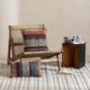 Woven cotton minimalist retro cushion cover 45x45cm