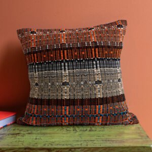 Woven cotton minimalist retro cushion cover 45x45cm