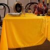 Rectangular Velvet “Ice Flower” Tablecloth | GeoWeave