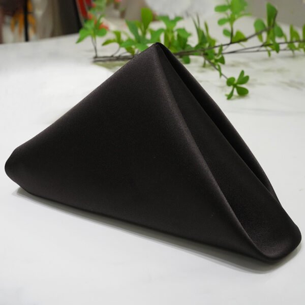 主图_07 Black Polyester Napkin | GeoWeave