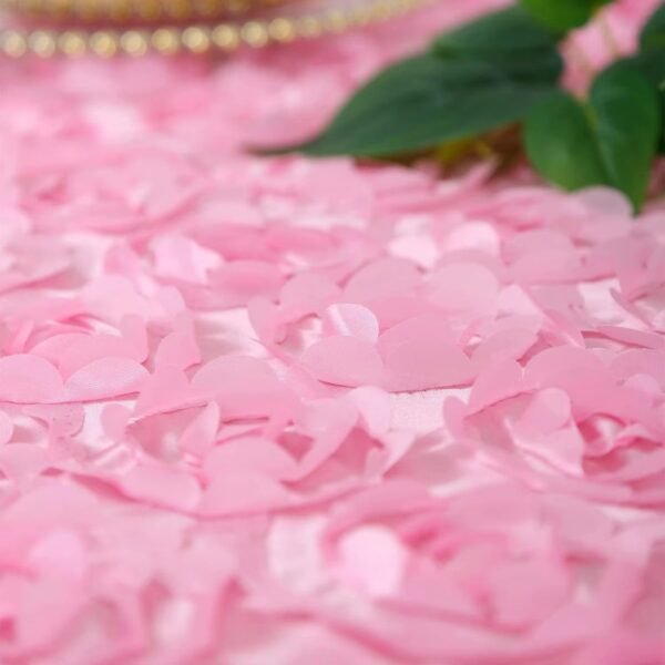 3D Rosette Rose Satin Tablecloth for Wedding and Event Decoration